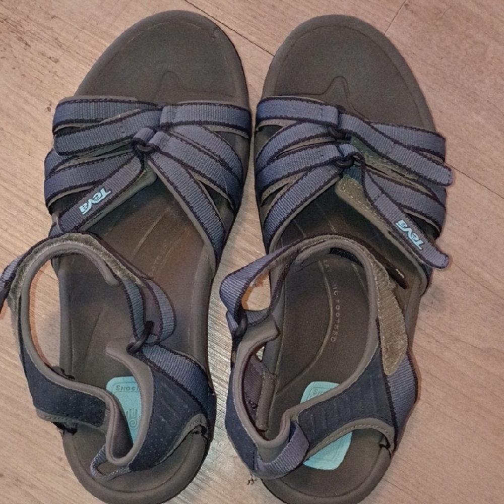 Teva Women's Sandals in Black and Gray